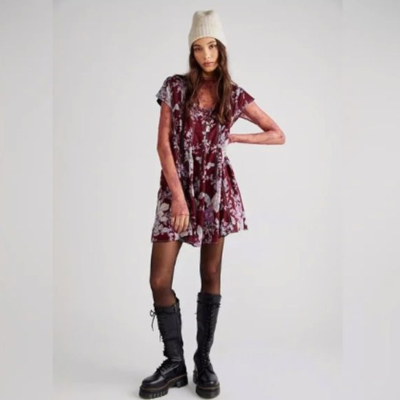 NWT Free People Sully Babydoll Dress Women's Size M - Picture 7 of 15